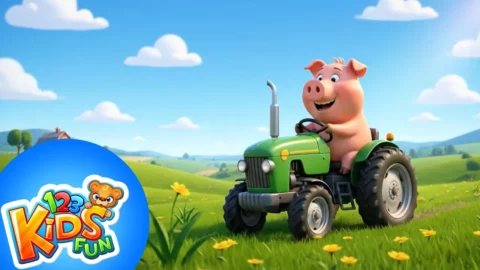Old MacDonald Had A Farm | Animal Song for Kids | 123 Kids Fun Songs