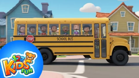 Wheels on the Bus | Nursery Rhymes & Kids Songs